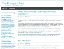 Tablet Screenshot of emergentfool.com
